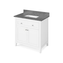 Chatham 36" Free Standing Vanity Set with Cabinet and Marble Vanity Top