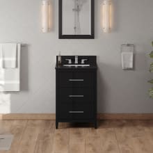 Katara 24" Free Standing Vanity Set with Cabinet and Granite Vanity Top