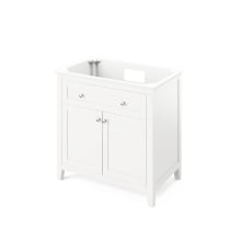 Chatham 36" Single Free Standing Vanity Cabinet - Less Vanity Top