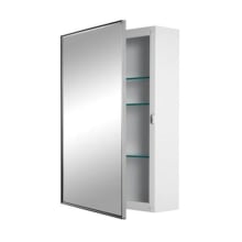 18-1/8" x 24-1/8" Framed Single Door Medicine Cabinet