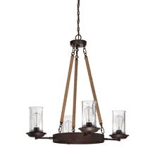 Thornton Single Tier 4 Light Chandelier - 30.88 Inches Wide