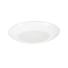 6" Wide LED Commercial Flush Mount Bowl Ceiling Fixture with Field-Adjustable Color Temperature