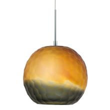 Evisage VI 1 Light Pendant Kit with Hand Blown Glass Globe Shade