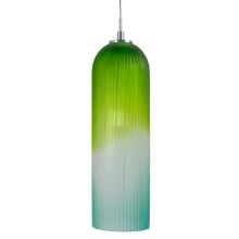 Evisage VI 1 Light Pendant Kit with Hand Blown Glass Cylinder Shade