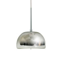 Evisage VI 1 Light Pendant Kit with Hand Blown Recycled Glass Bowl Shade