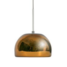 Evisage VI 1 Light Pendant Kit with Hand Blown Recycled Glass Bowl Shade