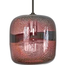 Evisage VI 1 Light LED Pendant with Hand Blown Glass Square Shade