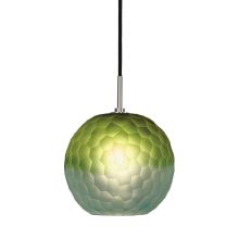 Evisage VI 1 Light LED Pendant with Hand Blown Glass Globe Shade