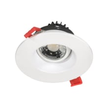 LED Canless Recessed Fixture with 3" Reflector Trims and Field-Adjustable Color Temperature - Airtight