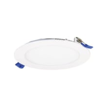 LED Canless Recessed Fixture with 6" Shower Trims - 3000K - Airtight