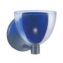 Lina 1 Light Wall Sconce with Glass Cone Shade