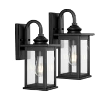 Cary Set of (2) 13" Tall LED Outdoor Wall Sconce