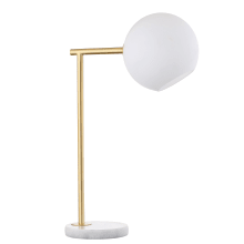 Charles Single Light 21" Tall LED Arc Table Lamp