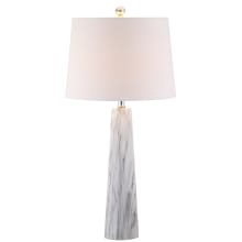Bradley Single Light 29" Tall LED Buffet Table Lamp with Hardback Cotton Shade