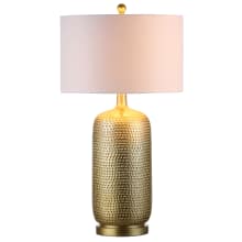 Sophia Single Light 30" Tall LED Buffet Table Lamp with Hardback Cotton Shade