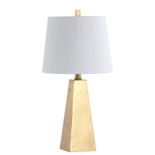 Single Light 21" Tall LED Buffet Table Lamp with Tapered Linen Shade