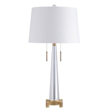 Zoe 2 Light 30" Tall LED Buffet Table Lamp