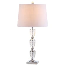 Ellie Single Light 28" Tall LED Buffet Table Lamp with Hardback Cotton Shade