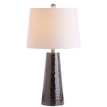 Wells Single Light 26" Tall LED Buffet Table Lamp with Hardback Cotton Shade