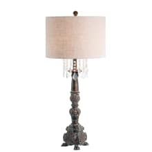 Carlisle Single Light 34" Tall LED Buffet Table Lamp