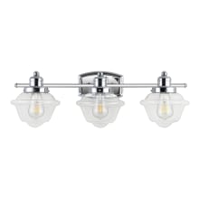 Orleans 3 Light 26" Wide LED Bathroom Vanity Light