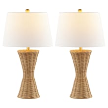 Pack of (2) Laura 27" Tall LED Accent Table Lamp