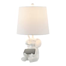 Kairi 21" Tall LED Animal Table Lamp with White Linen Shade