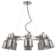 8 Light 27" Wide LED Chandelier