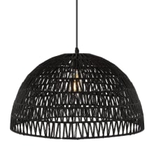 Campana 20" Wide LED Wood Pendant