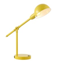 Curtis 20" Tall LED Boom Arm Desk Lamp With USB Charging Port