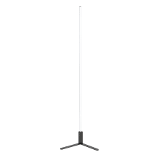 Potts 61" Tall LED Column Smart Floor Lamp