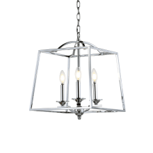 Gloria 3 Light 15" Wide LED Taper Candle Pendant