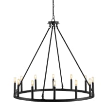 Gio 12 Light 36" Wide LED Ring Chandelier