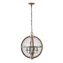 Gaines 4 Light 16" Wide LED Pendant