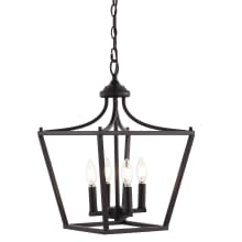 Camden 4 Light 13" Wide LED Taper Candle Pendant