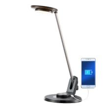 Dixon 19" Tall LED Desk Lamp With USB Charging Port