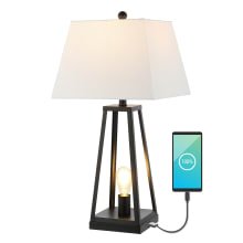 Waylon 29" Tall LED Buffet Table Lamp With USB Charging Port