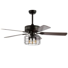 Asher 52" 5 Blade LED Indoor Ceiling Fan with Remote Control