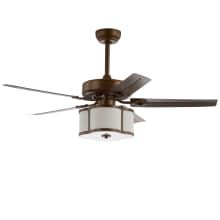 Edith 52" 5 Blade LED Indoor Ceiling Fan with Remote Control