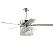 Brandy 52" 5 Blade LED Indoor Ceiling Fan with Remote Control