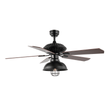 Ashton 52" 5 Blade LED Indoor Ceiling Fan with Remote Control