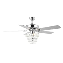 Mindy 52" 5 Blade LED Indoor Ceiling Fan with Remote Control