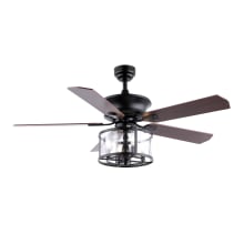 Braxton 52" 5 Blade LED Indoor Ceiling Fan with Remote Control