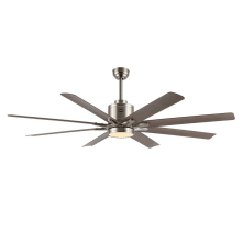 Octo 66" 8 Blade Indoor Smart LED Ceiling Fan