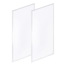 Pack of (2) 24" Wide 50-Watt Dimmable Integrated LED Flat Panel Light
