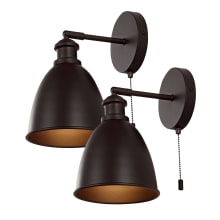 Hudson 11" Tall LED Wall Sconce - Set of 2