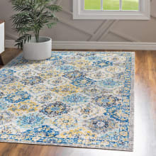 Modern Persian 4' x 6' Polypropylene Vintage Traditional Rectangle Area Rug