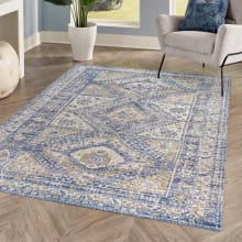 Modern Persian 4' x 6' Polyester Vintage Traditional Rectangle Area Rug