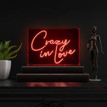 Crazy In Love 10" Tall LED Accent Specialty Lamp