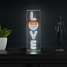 Love 24" Tall LED Accent Specialty Lamp